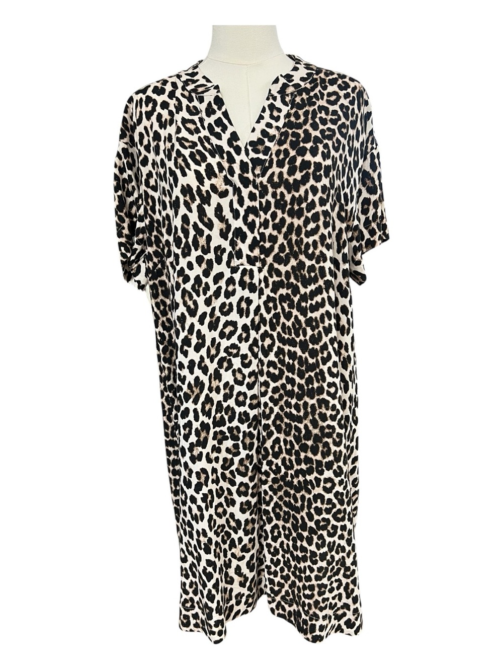 NWOT H&M Leopard Print Tunic Dress | Size M